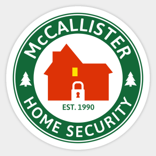 McCallister Home Security Sticker